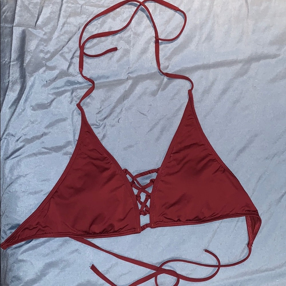 Triangle bathing suit top